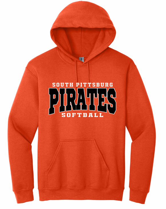 SP Pirates Softball Hoodie Orange