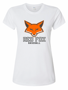 Women's Fit Red Fox Baseball Performance Tee