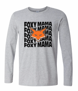 Adult Red Foxy Mama Softstyle Tee 2 Color Options